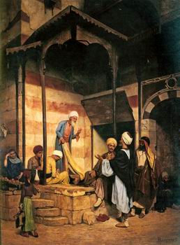 Arab or Arabic people and life. Orientalism oil paintings 547